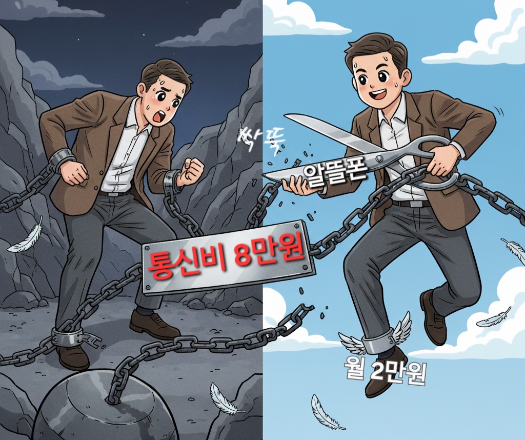 [1편] 당신의 통신비, 매달 5만원이 새고 있습니다 (알뜰폰 요금제 A to Z)