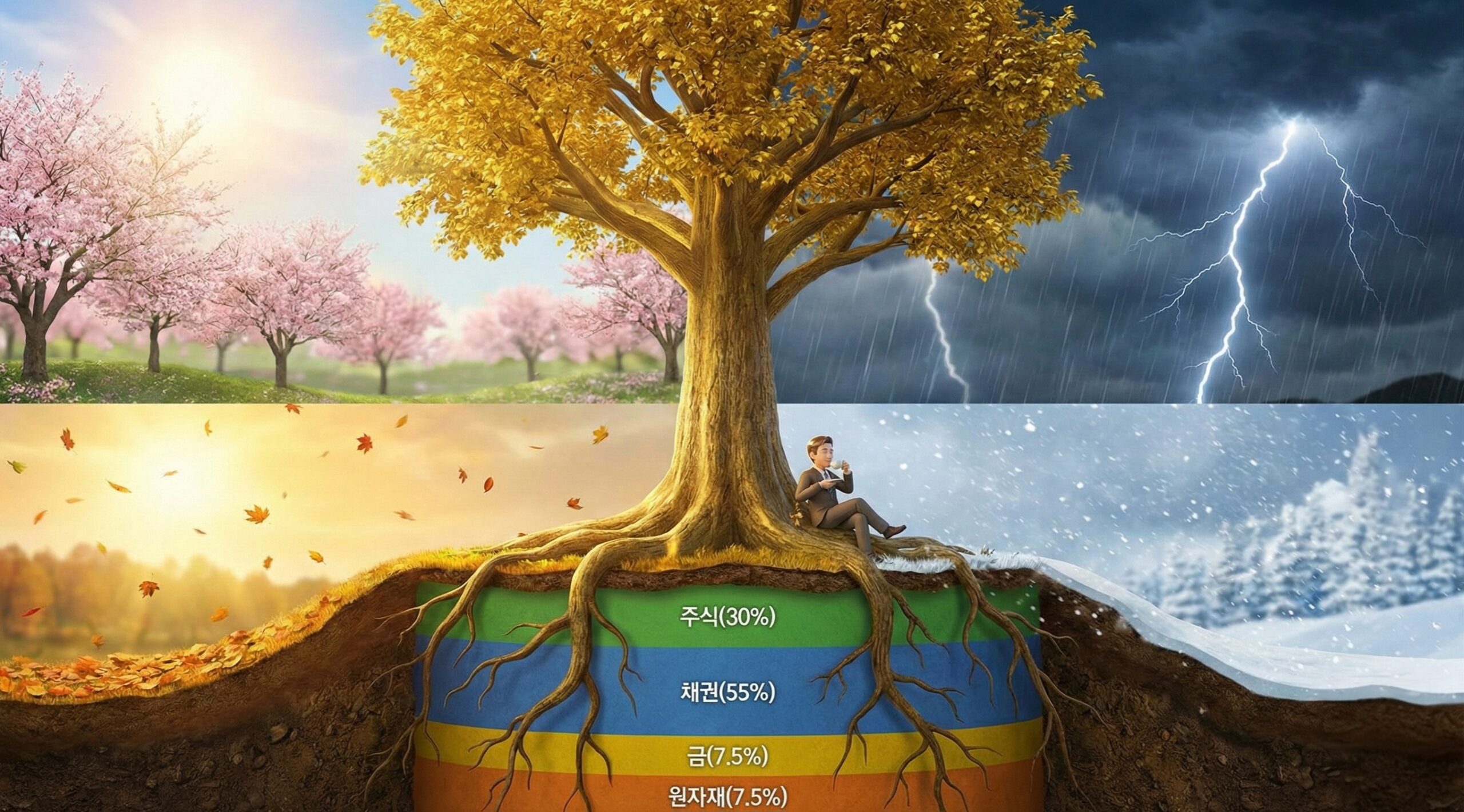 [10편] 1억 원으로 만드는 ‘절대 잃지 않는’ 요새: 올웨더 포트폴리오 실전 가이드